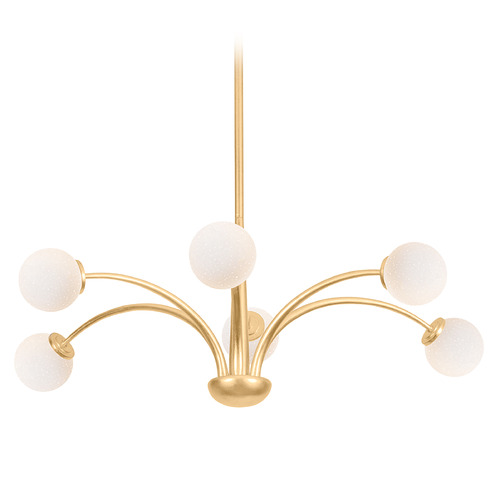 Troy Lighting Troy Lighting Orinda Vintage Gold Leaf LED Chandelier F2639-VGL