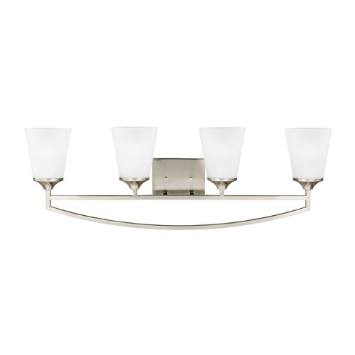 Generation Lighting Hanford 33.50-Inch Bath Light in Brushed Nickel by Generation Lighting 4424504-962
