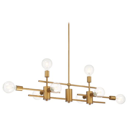 Nuvo Lighting Delphi Aged Gold Linear Light by Nuvo Lighting 60/6872