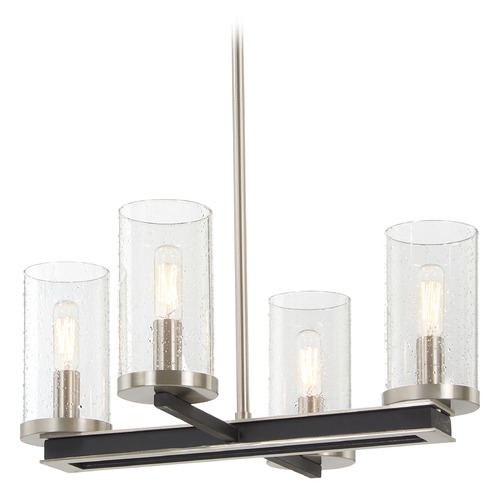 Minka Lavery Cole's Crossing Coal with Brushed Nickel Chandelier by Minka Lavery 1054-691