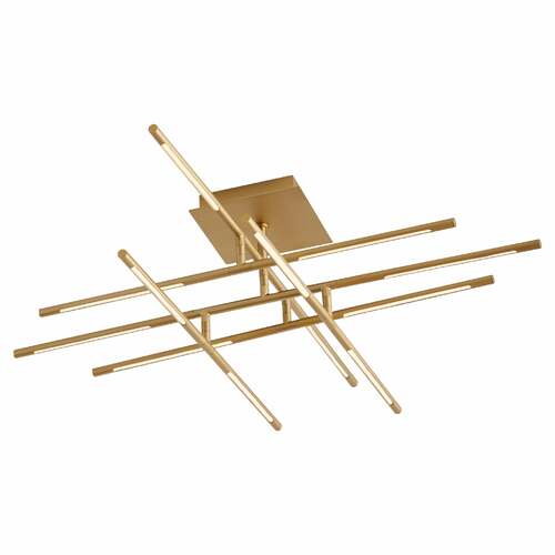 Oxygen Palillos 12-Light 3CCT LED Ceiling Light in Brass by Oxygen Lighting 3-806-40