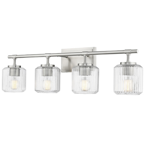 Z-Lite Z-Lite Landon Brushed Nickel Bathroom Light 7515-4V-BN