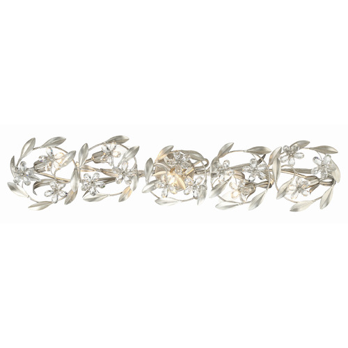 Crystorama Lighting Crystorama Lighting Marselle Antique Silver Sconce MSL-305-SA