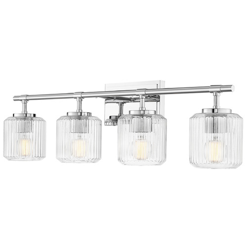 Z-Lite Z-Lite Landon Chrome Bathroom Light 7515-4V-CH