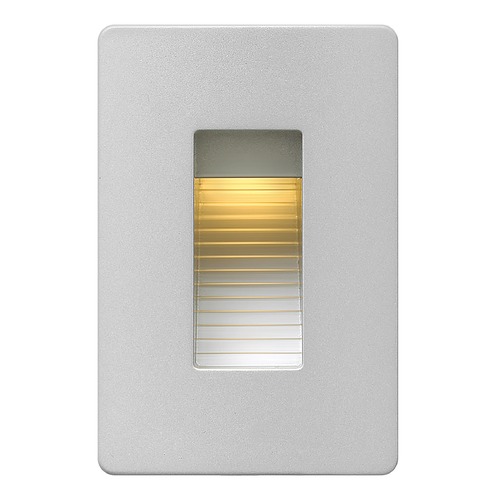 Hinkley Luna 3-Inch Wide Titanium LED Recessed Step Light by Hinkley Lighting 58504TT