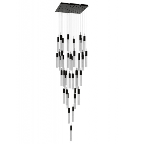 Avenue Lighting Glacier Snow 41-Light LED Pendant in Dark Bronze by Avenue Lighting HF1903-41-GL-DBZ-SNW