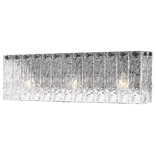 Z-Lite Z-Lite Glacier Matte Black Bathroom Light 1943-3V-MB