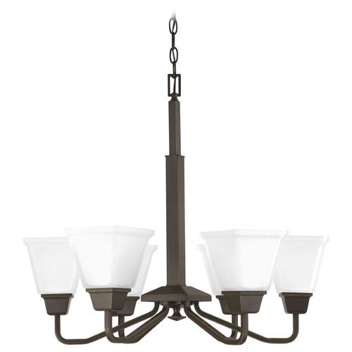 Progress Lighting Clifton Heights Antique Bronze 6-Light Chandelier by Progress Lighting P400119-020