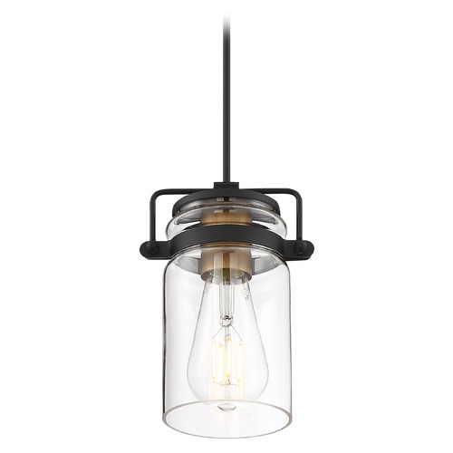 Nuvo Lighting Antebellum Black Mini Pendant by Nuvo Lighting 60/6733