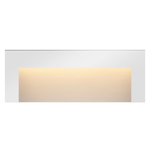 Hinkley Taper 8-Inch Wide 12V LED Deck Sconce in Satin White by Hinkley Lighting 1557SW