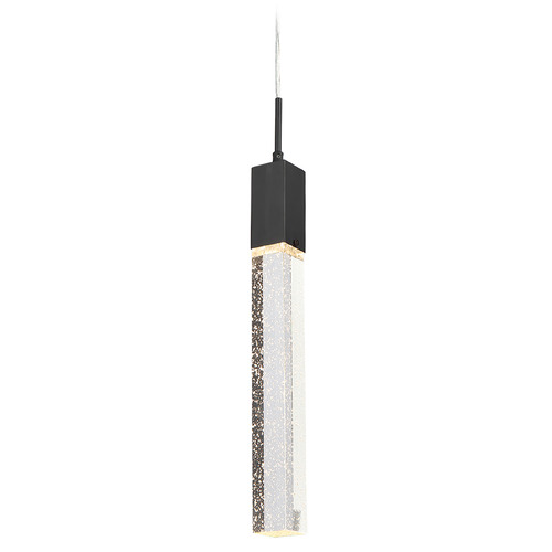 Avenue Lighting Original Glacier Matte Black LED Mini Pendant by Avenue Lighting HF1901-1-GL-BK