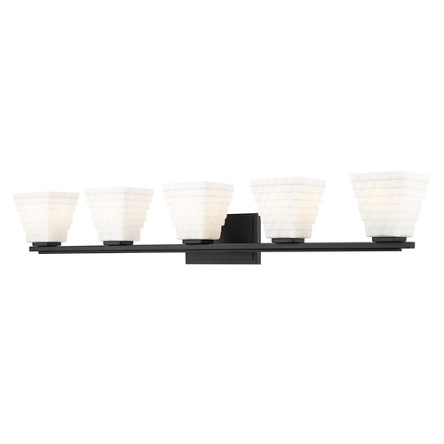 Z-Lite Z-Lite Annalise Matte Black Bathroom Light 7514-5V-MB