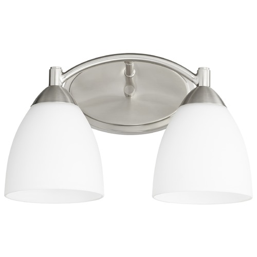 Quorum Lighting Barkley 14-Inch Bath Light in Satin Nickel by Quorum Lighting 5069-2-65