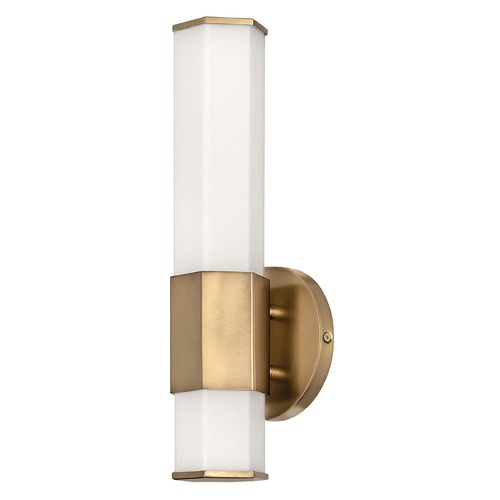 Hinkley Facet Heritage Brass LED Sconce by Hinkley Lighting 51150HB