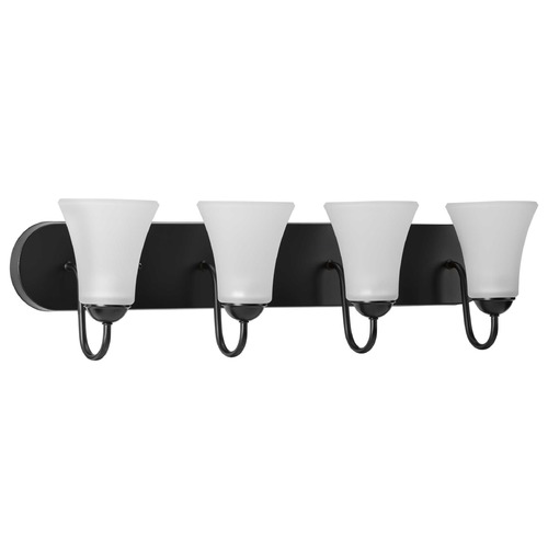 Progress Lighting Classic Black 4-Light Bathroom Light by Progress Lighting P300236-031