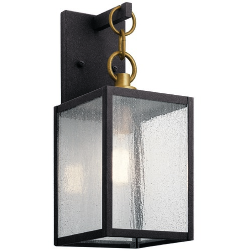 Kichler Lighting Lahden 12-Inch Weathered Zinc Outdoor Wall Light by Kichler Lighting 59005WZC