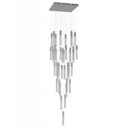 Avenue Lighting Glacier Snow 41-Light LED Pendant in Chrome by Avenue Lighting HF1903-41-GL-CH-SNW