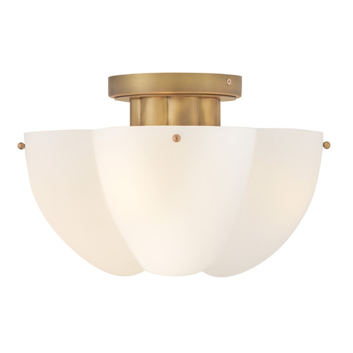 Hinkley Hinkley Becca Heritage Brass LED Semi-Flushmount Light 47583HB