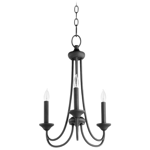 Quorum Lighting Brooks Noir Chandelier by Quorum Lighting 6250-3-69