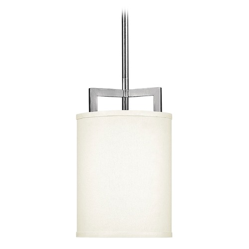 Hinkley Modern Mini-Pendant Light with White Shade by Hinkley Lighting 3207AN
