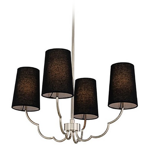 Kalco Lighting Sophia 4-Light Chandelier in Polished Nickel by Kalco Lighting 514371PN