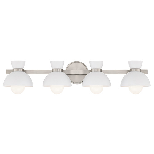 Meridian 33.50-Inch Bath Light in Brushed Nickel by Meridian M80076BN