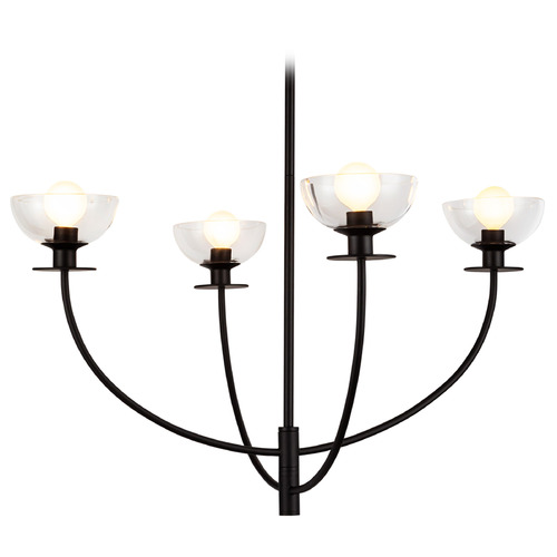 Alora Lighting Alora Lighting Alan Pepin Sylvia Matte Black Chandelier CH515226MBCL