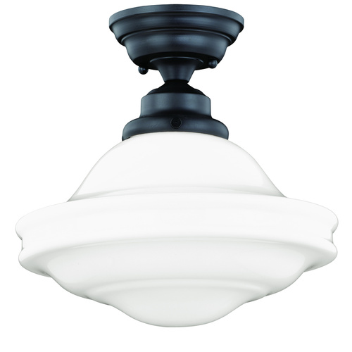 Vaxcel Lighting Huntley 12-Inch Semi-Flush Mount in Bronze by Vaxcel Lighting C0178