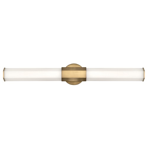 Hinkley Facet 32-Inch Heritage Brass LED Bath Light by Hinkley Lighting 51153HB