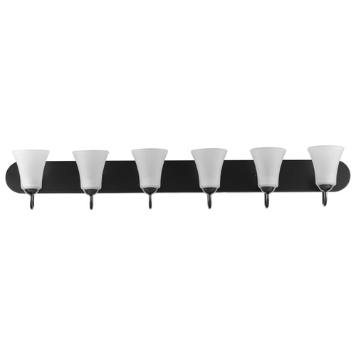 Progress Lighting Classic Black 6-Light Bathroom Light by Progress Lighting P300238-031