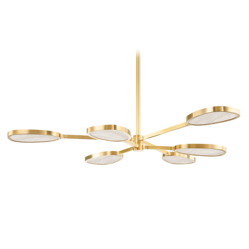 Corbett Lighting Corbett Lighting Patras Vintage Brass LED Chandelier 338-06-VB