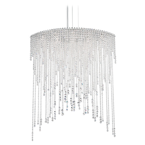 Schonbek Lighting Schonbek Worldwide Lighting Chantant Polished Stainless Steel Pendant Light CH4813N-401O