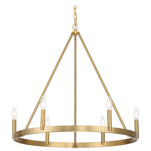 Minka Lavery Minka Lavery Dutton Signature Brass Chandelier 1715-894