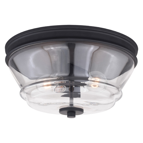 Vaxcel Lighting Vaxcel Lighting Toledo Matte Black Flushmount Light C0232