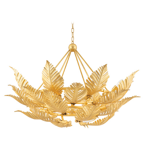 Corbett Lighting Corbett Lighting Tropicale Gold Leaf Chandelier 317-412-GL