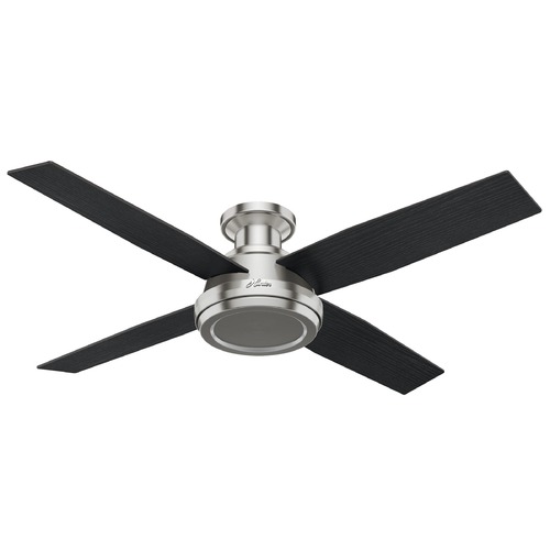 Hunter Fan Company 52-Inch Dempsey Brushed Nickel by Hunter Fan Company 59247