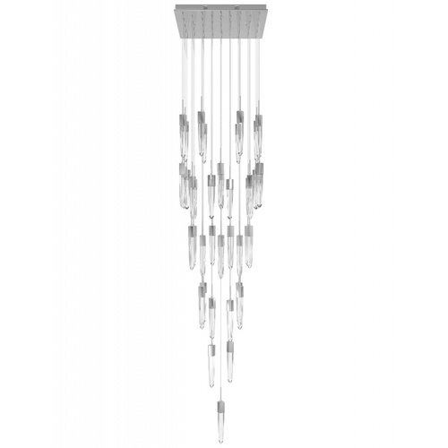 Avenue Lighting Avenue Lighting Original Aspen Polished Chrome LED Multi-Light Pendant with Rectangle Shade HF1903-41-AP-CH-C