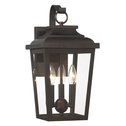 Minka Lavery Irvington Manor 3-Light Outdoor Wall Light in Bronze by Minka Lavery 72172-189-C