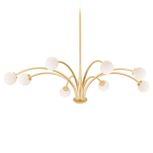 Troy Lighting Troy Lighting Orinda Vintage Gold Leaf LED Chandelier F2654-VGL
