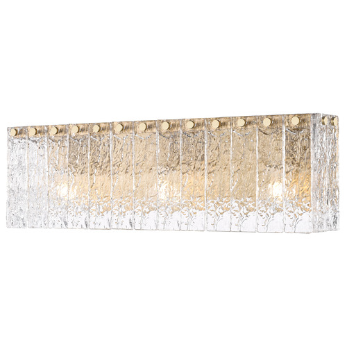 Z-Lite Z-Lite Glacier Modern Gold Bathroom Light 1943-3V-MGLD