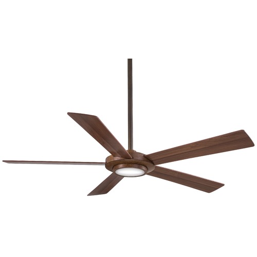Minka Aire Sabot 52-Inch LED Fan in Distressed Koa by Minka Aire F745-DK