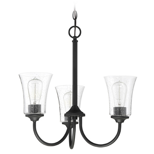Craftmade Lighting Gwyneth Flat Black Chandelier by Craftmade Lighting 50423-FB