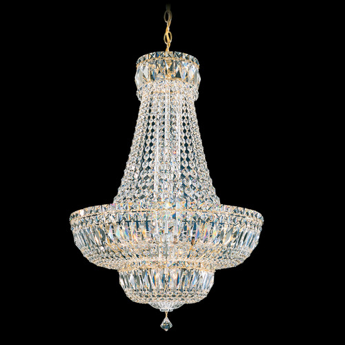 Schonbek Lighting Schonbek Worldwide Lighting Petit Crystal Deluxe Aurelia Pendant Light 6616-211R