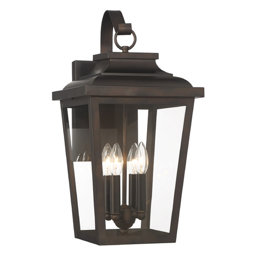 Minka Lavery Irvington Manor 4-Light Outdoor Wall Light in Bronze by Minka Lavery 72173-189-C