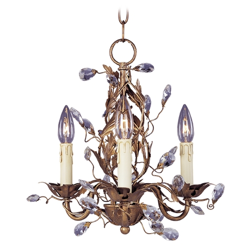 Maxim Lighting Elegante Etruscan Gold Chandelier by Maxim Lighting 2855EG