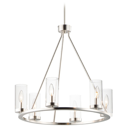 Maxim Lighting Maxim Lighting Sentinel Satin Nickel Chandelier 25255CLSN