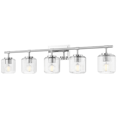 Z-Lite Z-Lite Landon Chrome Bathroom Light 7515-5V-CH