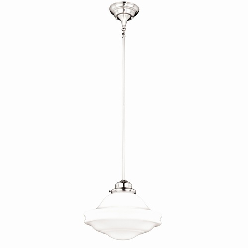 Vaxcel Lighting Huntley 12-Inch Pendant in Satin Nickel by Vaxcel Lighting P0244