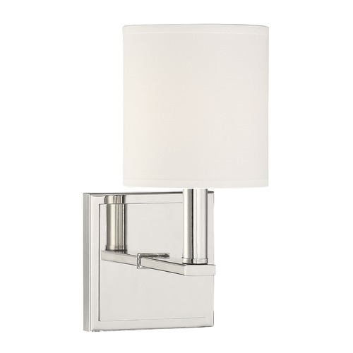 Savoy House Waverly Sconce in Polished Nickel by Savoy House 9-1200-1-109