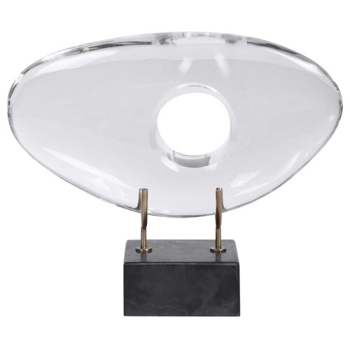 Uttermost Lighting Minion Sculpture with Crystal Reclining by Uttermost Lighting R17781